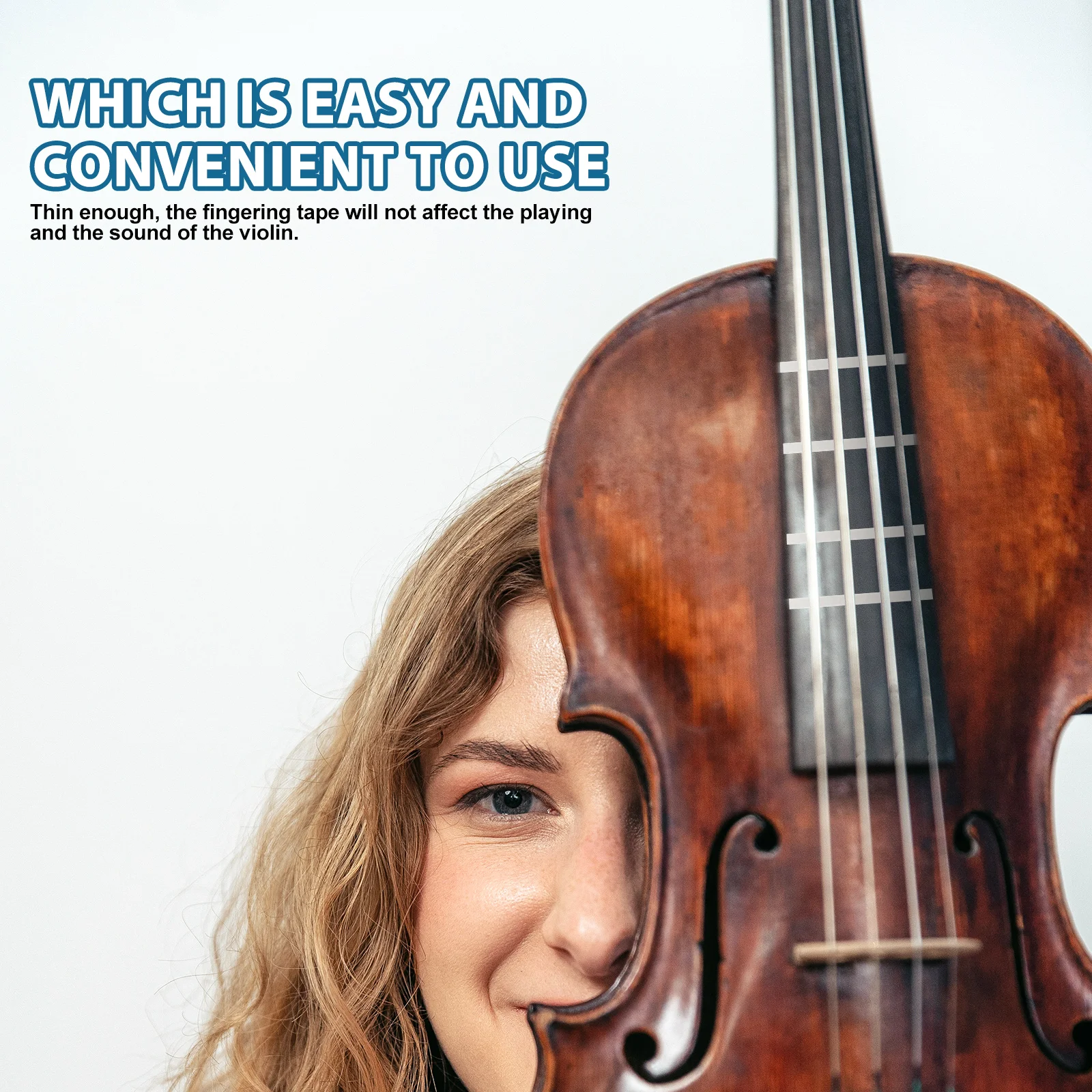 

2 Rolls Phone Sticker Tape Violin Note Finger Guide Position Stickers For Fingerboard Stringed Instrument Parts Accessories