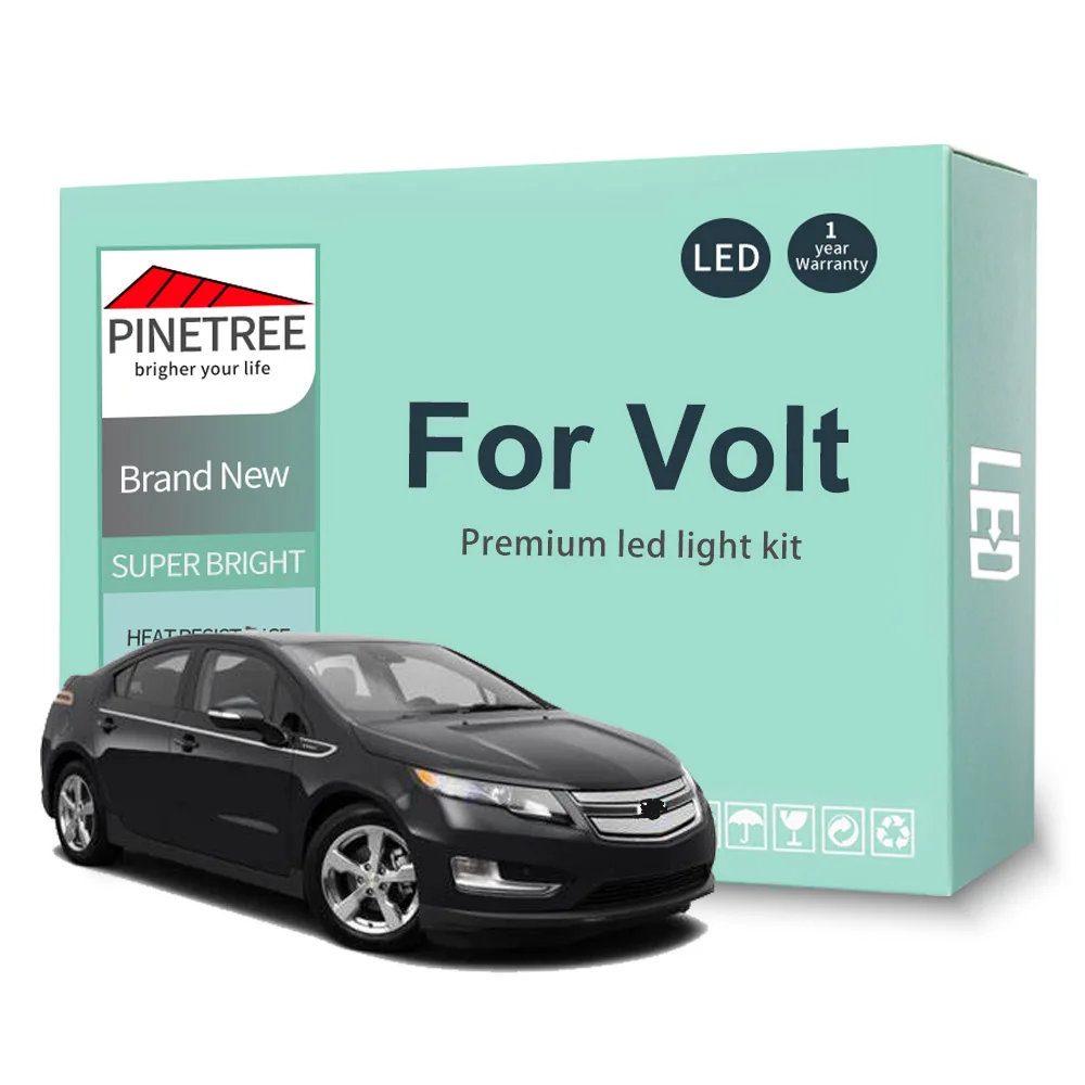 

13Pcs Led Interior Light Kit For Chevrolet Chevy Volt 2011 2012 2013 2014 2015 Canbus No Error