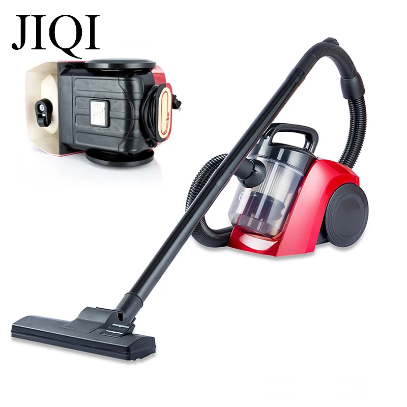 JIQI Rod Drag Vacuum Cleaner Handheld Electric Suction Sweeper Machine Carpet Dust Collector Mite Catcher Aspirator Brush Duster