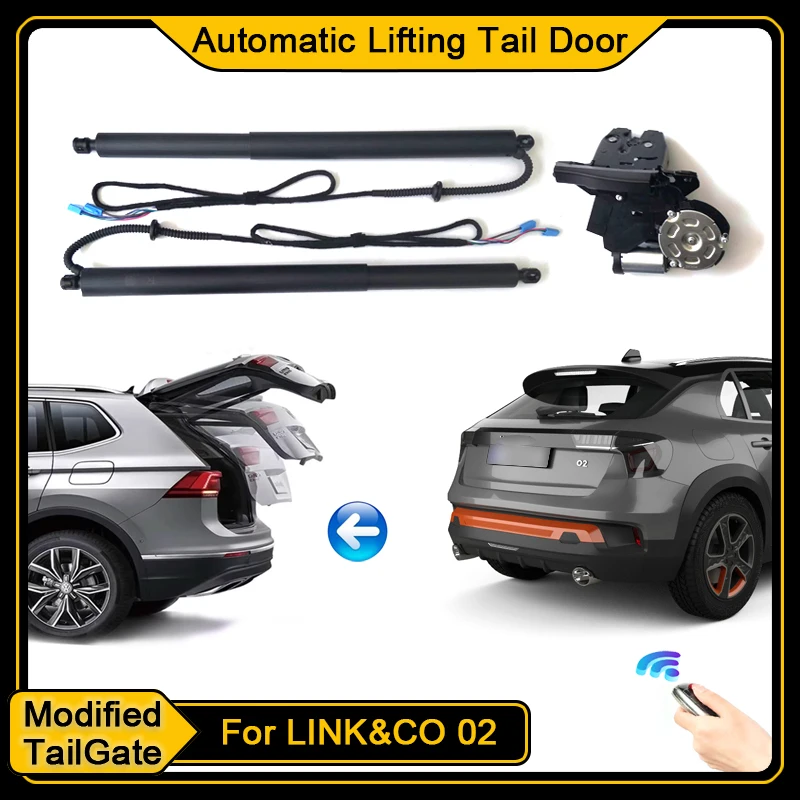 For LINK CO 02 2018~2024 Car Electric Tailgate Tail Gate Strut Vehicle Power Rear Door Lift System Kit for Trunk