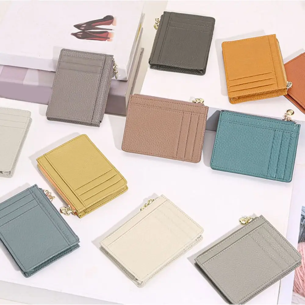 

Ins Large Capacity Cowboy Short Wallet Multi-function Simple Genuine Leather Purse Luxury Coin Pocket Purse Men Women