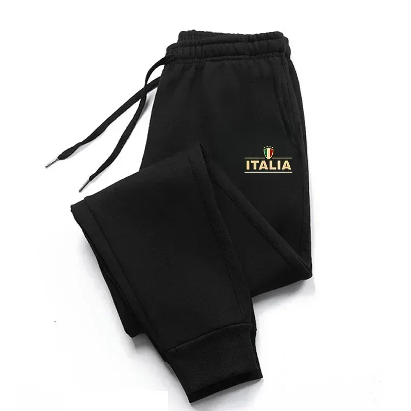 

2025 Men's Fleece Sweatpants Casual Sports Unisex Urban Fashion Trousers Streetwear Autumn Winter Jogging Fitness Pants