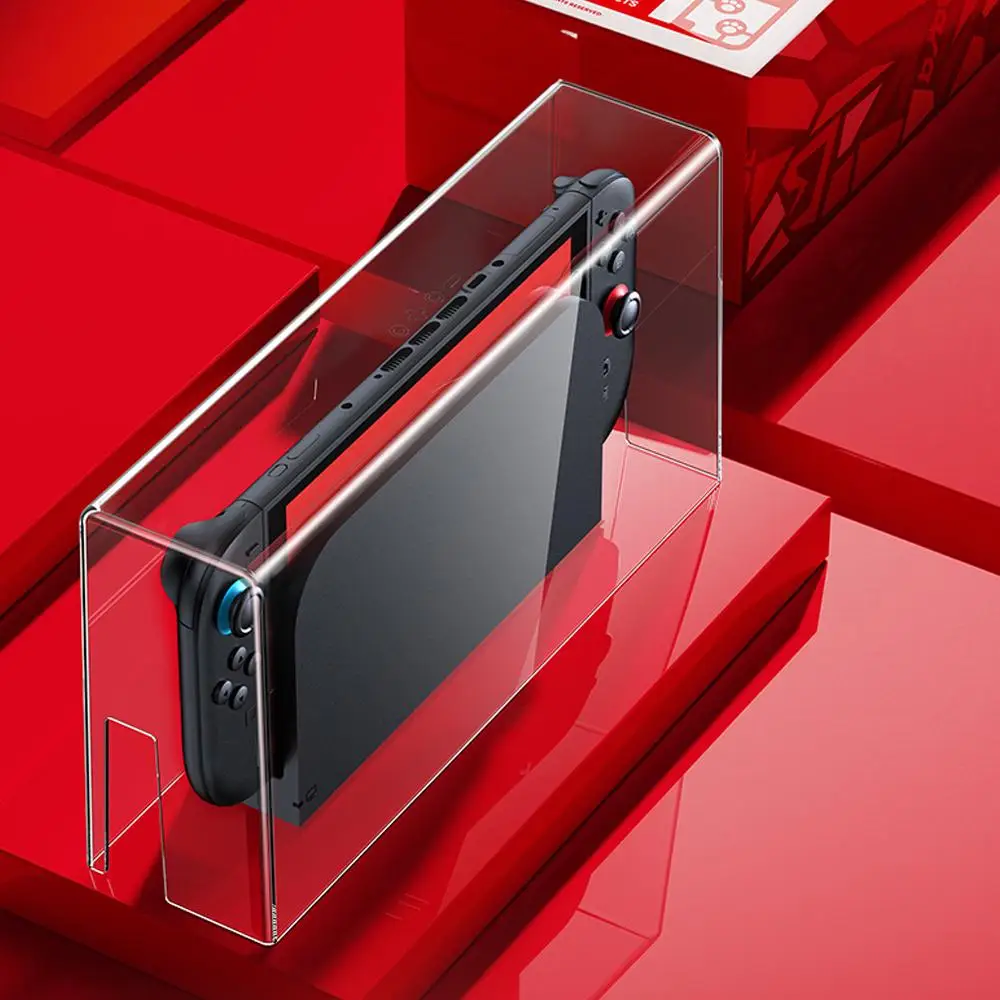 For Nintendo 2 Acrylic Hard Case Anti-dust Waterproof Protective Cover For Nitendo 2 Game Console Accessories