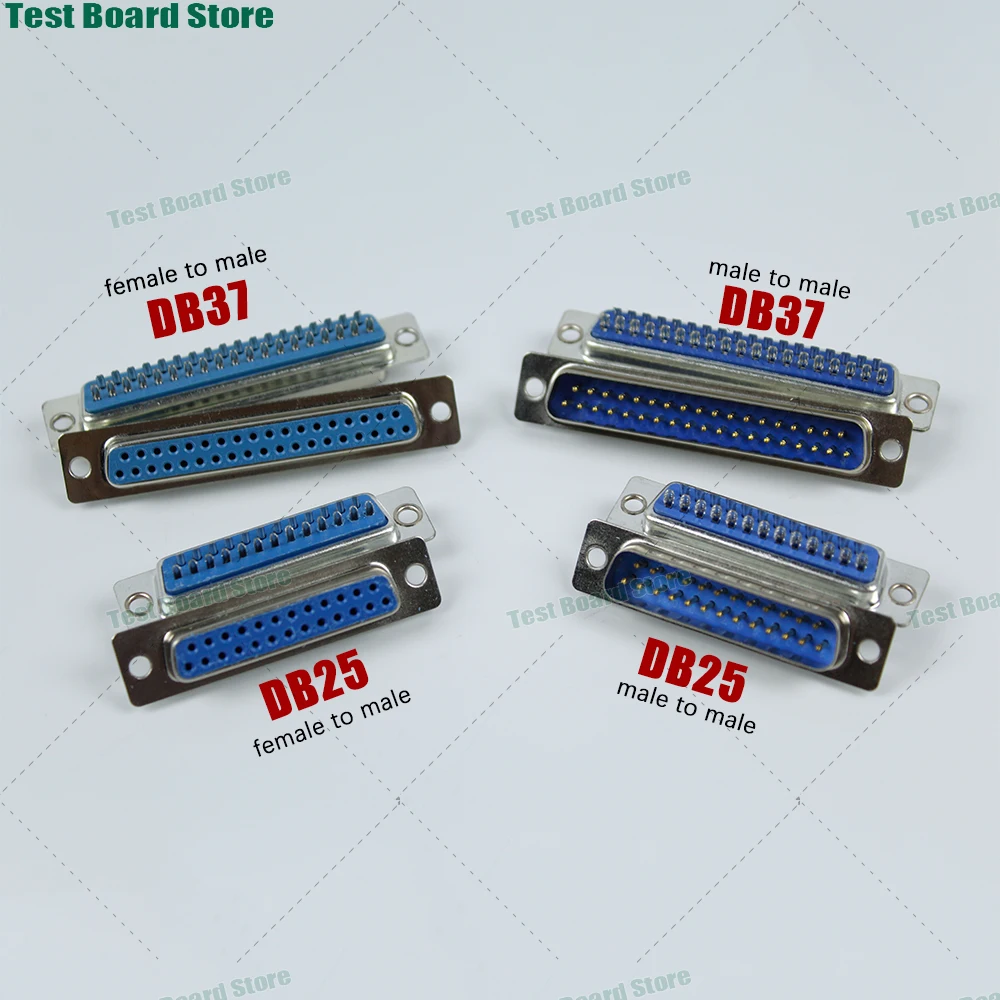 

1Piece DB25 DB37 soldered plug 25P/37P male female soldered connector DIP direct serial port adapter VGA plug