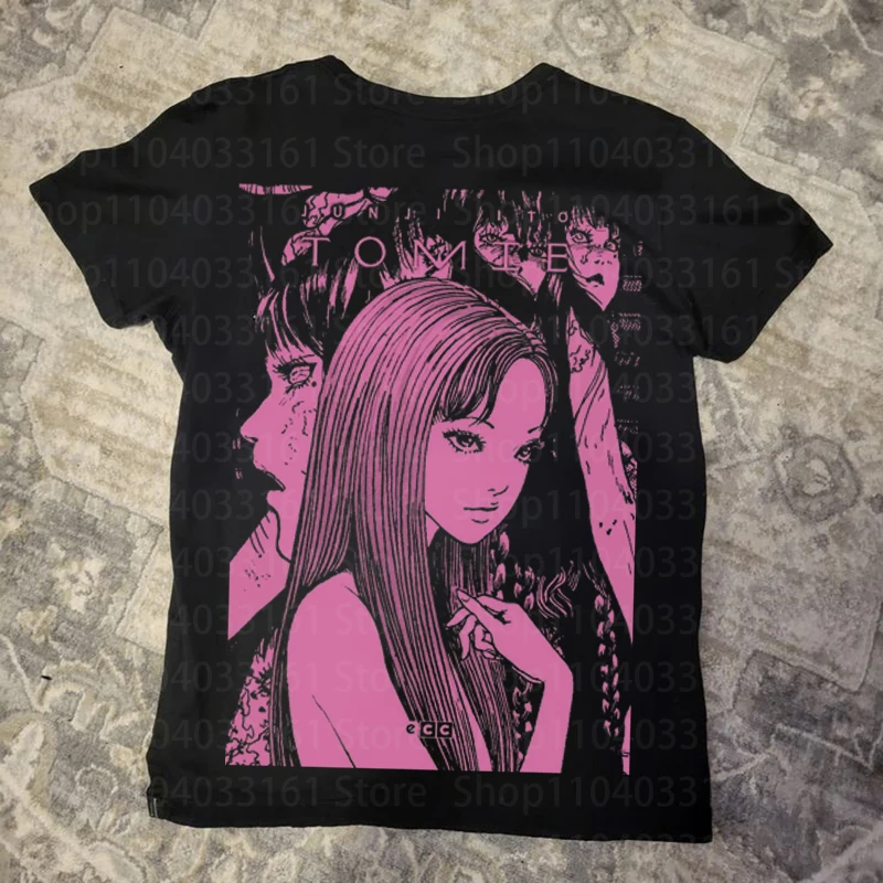 2000s Clothes Y2k Kitty Anime Girl Baby Tees Y2k Top Woman T-shirts Kawaii Harajuku 90s Vintage Clothes for Women Emo Kpop Goth