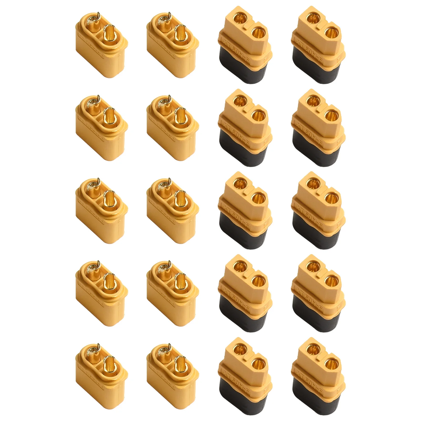 For High-performance Setups RC Battery Connectors Reliable Power Connection For Rc Gold Plated Connectors 15A Current Support