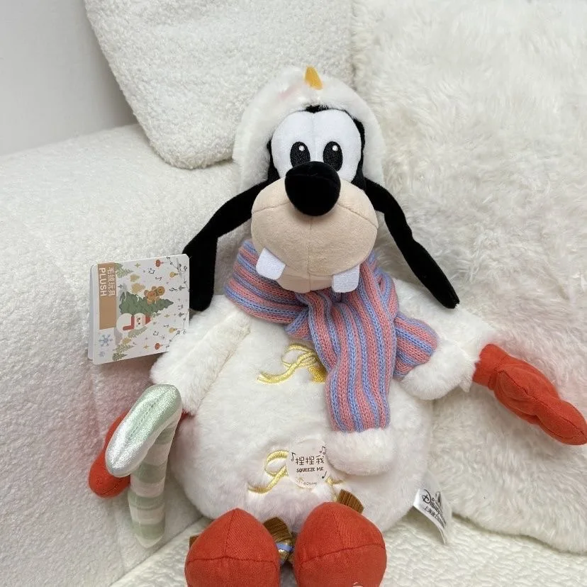 Miniso Disney wycofany z produkcji Zimowy Bałwanek Seria Goofy Goof kawaii Latająca Lalka Zawieszka Prezent Świąteczny Lalka Prezent Świąteczny