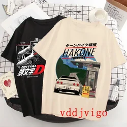 Hot Japanese Anime Cartoon Kawaii Summer Tops Initial D T-Shirt Men Graphic Tee Shirt AE86 Funny Harajuku Manga T Shirt Male