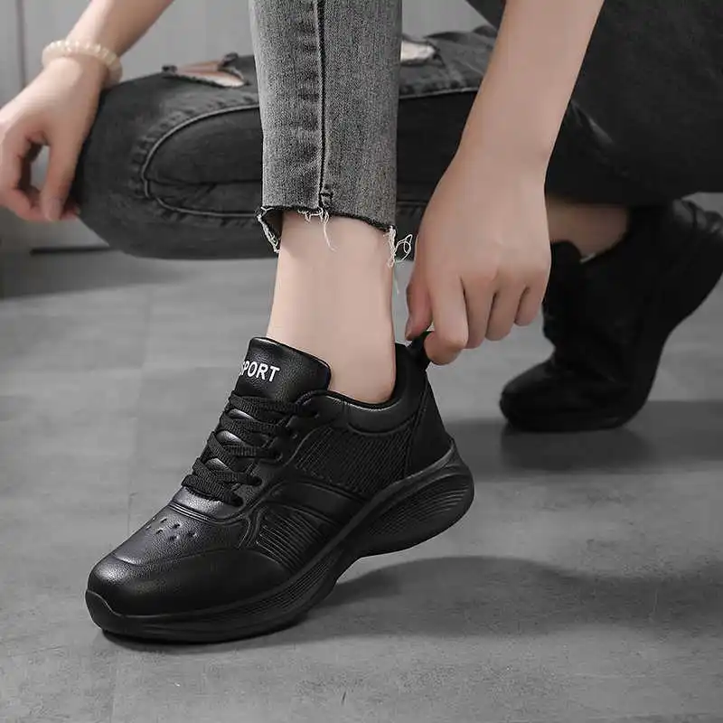Ankle Thick Heeled Red Woman Sneakers Casual Purple Women Shoes Luxury Sports Trending Products Promo Small Price 2025 Out