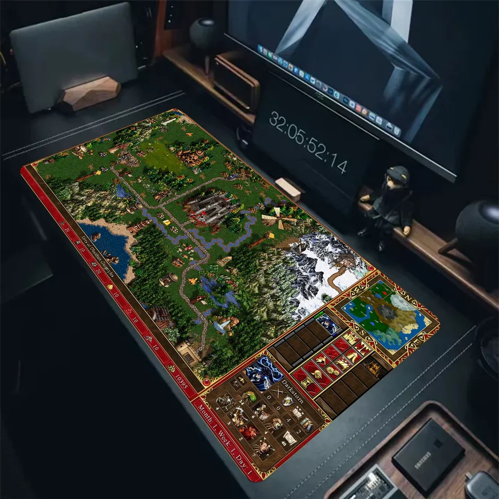 

Heroes of Might and Magic 3 Mats Pc Gamer Computer Accessories Mouse Carpet Gaming Laptop Keyboard Pad Desk Mat Large Mause Pads