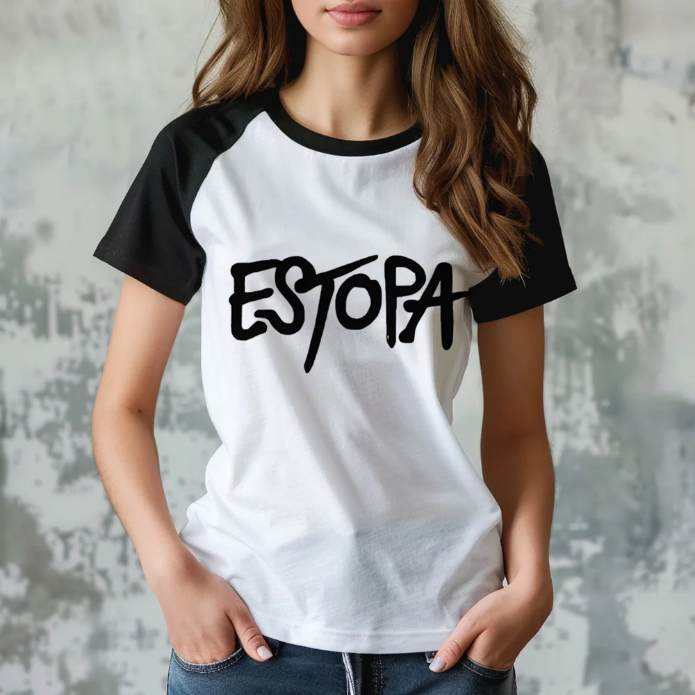 Estopa t shirt women graphic harajuku t-shirts female 2000s funny Japanese clothing