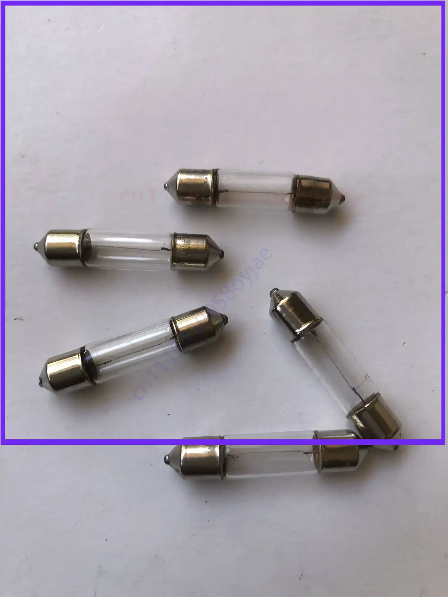 20pcs 6v1.5w 31x6mm tungsten wire horizontal rice bulb glow bulb instrument backlight bulb brand new