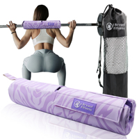 Barbell Pad for Squats and Hip Thrust Leather Pads Relief Pressure from Neck Weightlifting Gym Fitness equipment