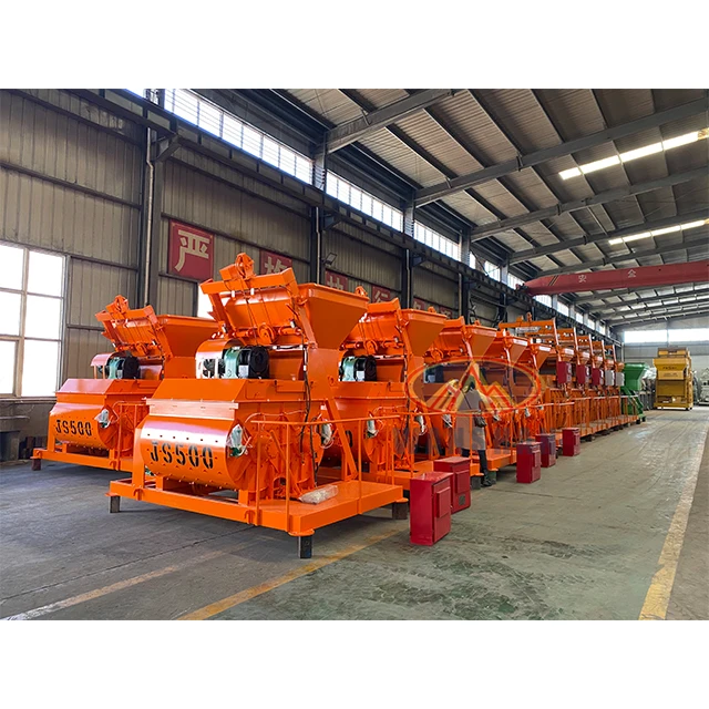 Double Horizontal Shaft Forced Mixer Concrete Mixing Host Equipment JS1500 Concrete Mixer Machine