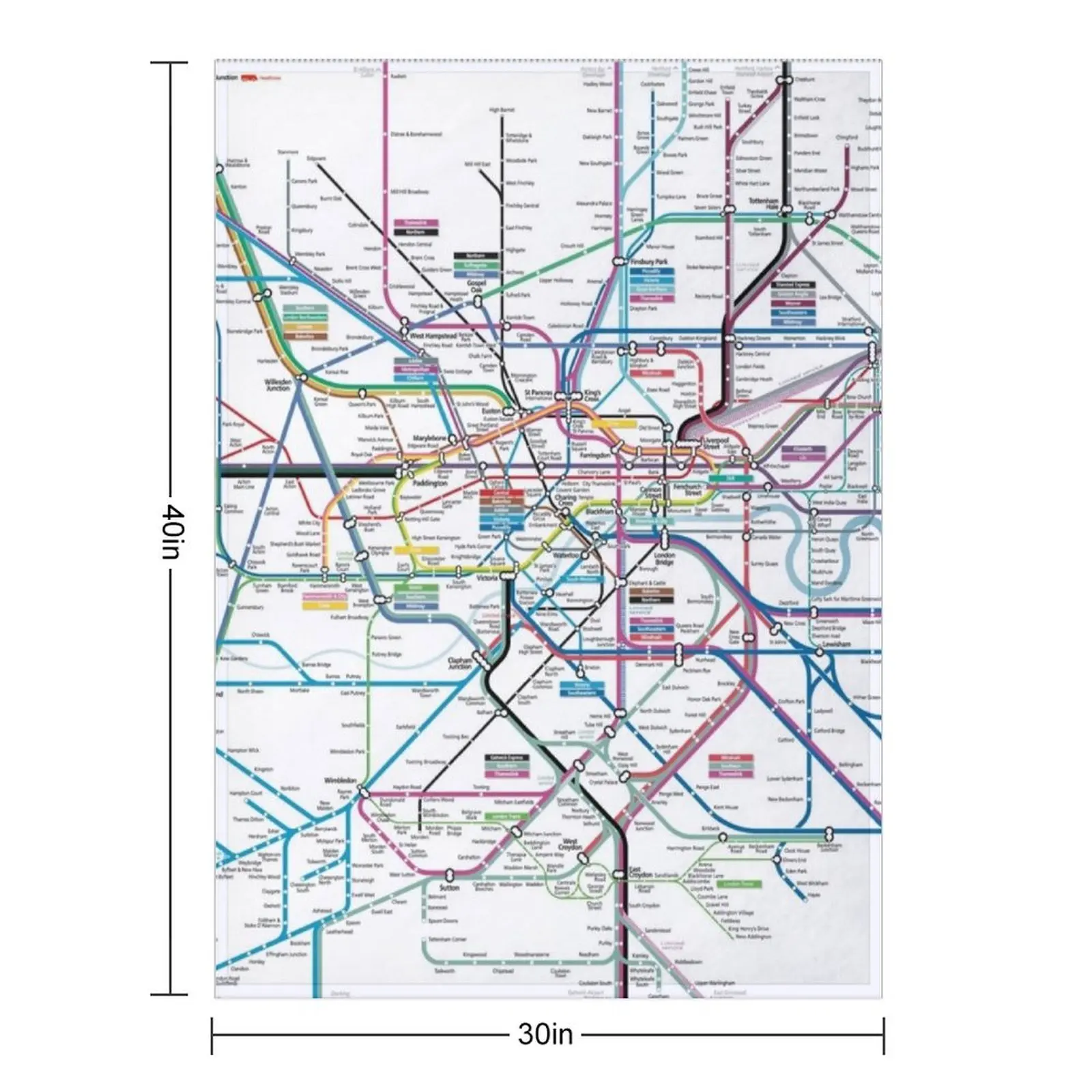 London AllRail map Throw Blanket halloween Flannel Soft Plush Plaid Luxury Designer Comforter Soft Beds Blankets