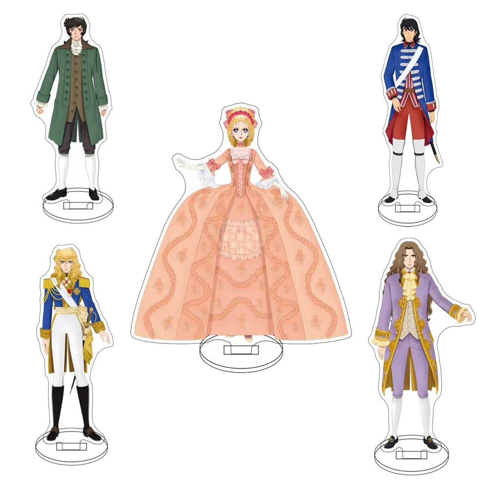 15CM Hot Anime The Rose of Versailles Acrylic Stand Model Cosplay Characters Ornament Accessories Goods Collection Gifts