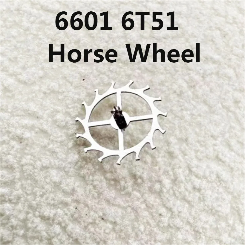 Watch Accessories Repair Parts Suitable for 6601 Mechanical Movement Accessories 6601 Horse Wheel Escaping Wheel 6t51 Parts