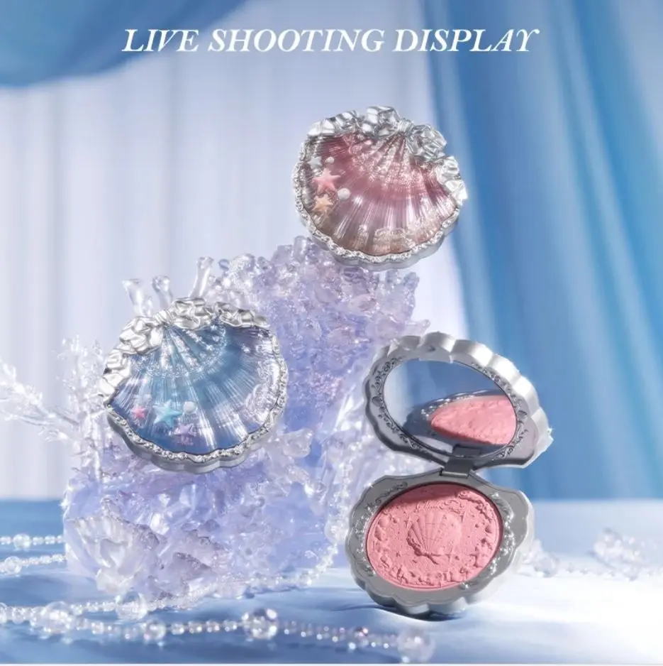 

Коллекция драгоценностей Flower Knows Shell's Silk Satin Blush 5 г Пляжное свечение Прочный натуральный 100% оригинал! FlowerKnows