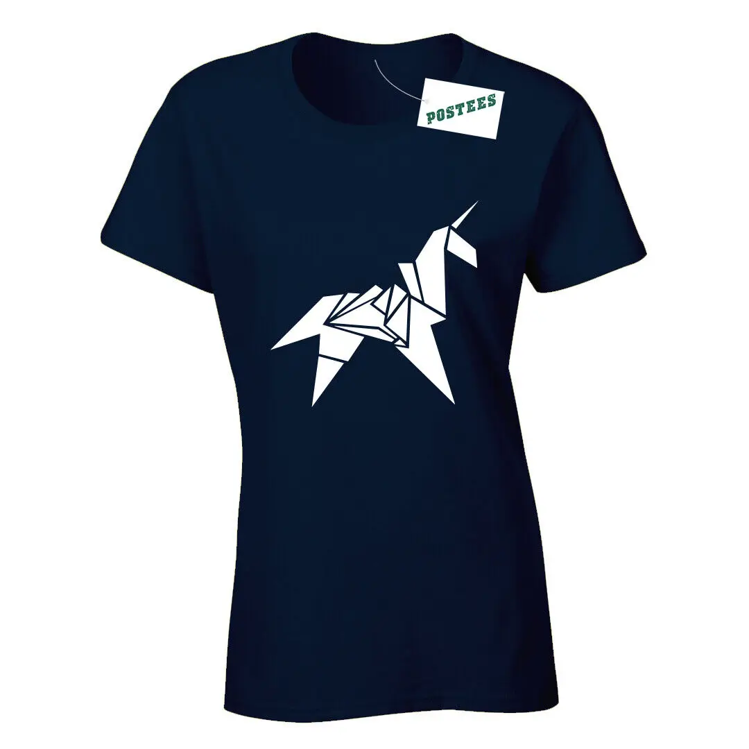 Origami Unorn Inspired By Blade Runner Ladies Fitted T-Shirt