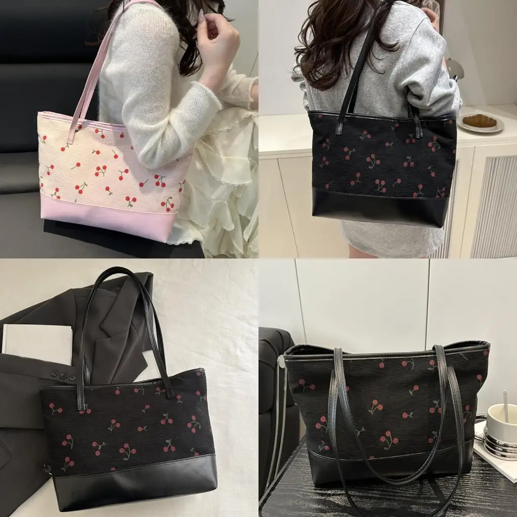 

Women Bag Simple Handbag Large Capacity Shopping Bag Aesthetic Shoulder Bag Fashion Armpit Bag for Everyday