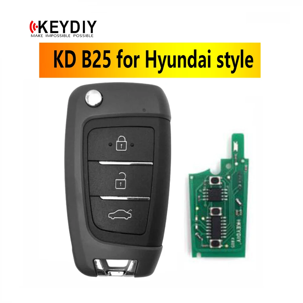 

1/5/10pcs Keydiy KD B25 Original Universal 3 Button Remote Smart Key Remote Control for KD900 KD-x2 KD Mini