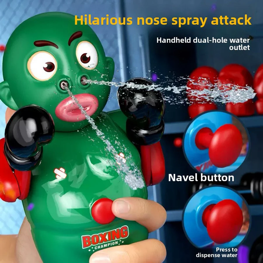 1 PCS Cartoon Summer Kids New Boxing Funny Nostril Squirt Toy Gift Pool Party Gift Water Bathroom Toy Outdoor Kids Toy Gift
