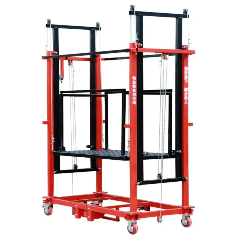 

Electric Scaffolding Lift Mobile Remote Control Automatic Lifting Platform IndoorOutdoor Decoration Maintenance Work PlatformCIF