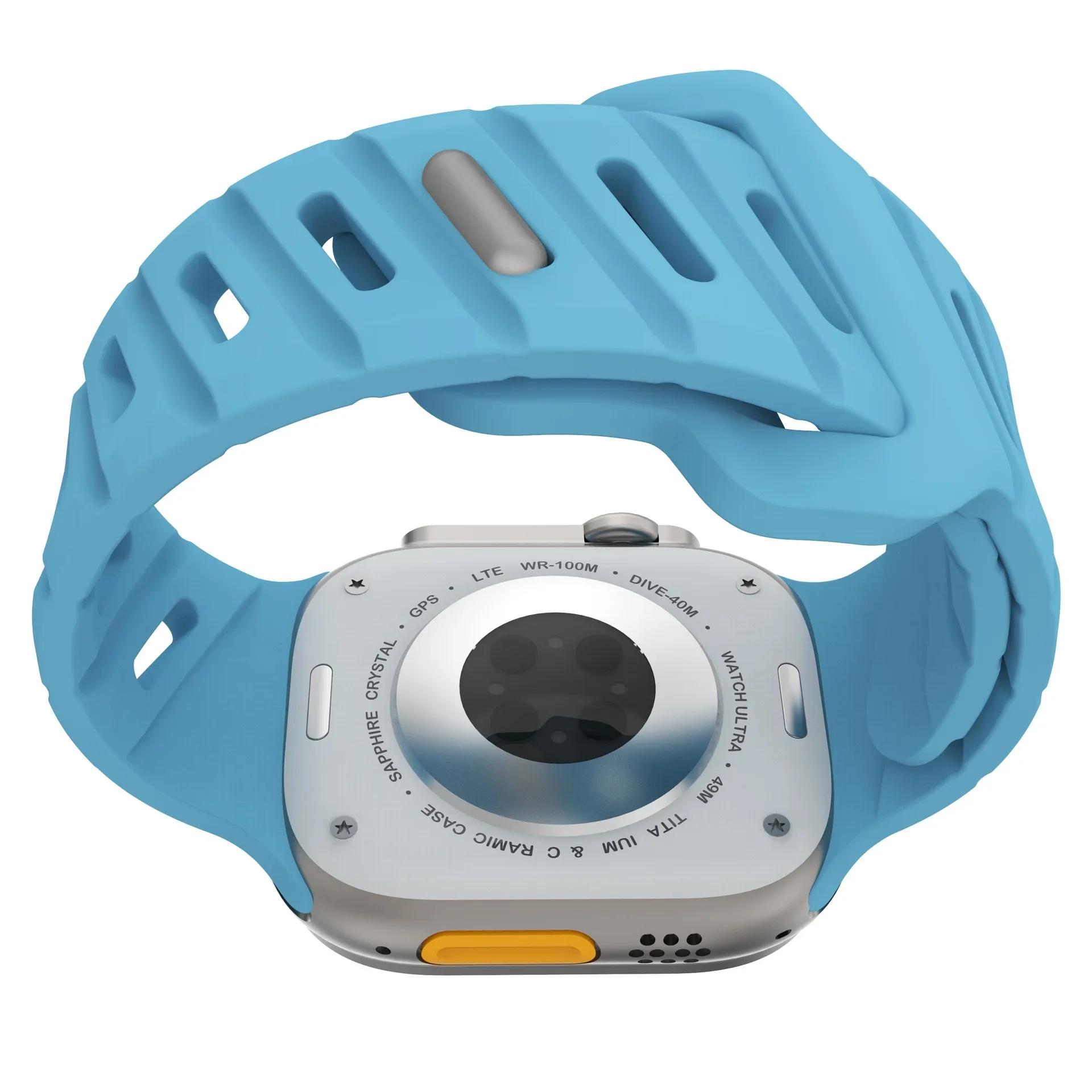 Silikonbänder für Apple Watch Armband Ultra 2 49 mm 45 mm 44 mm 40 mm 41 mm Sportarmband iWatch Serie 8 7 6 5 4 3 SE 9 10 42 mm-46 mm