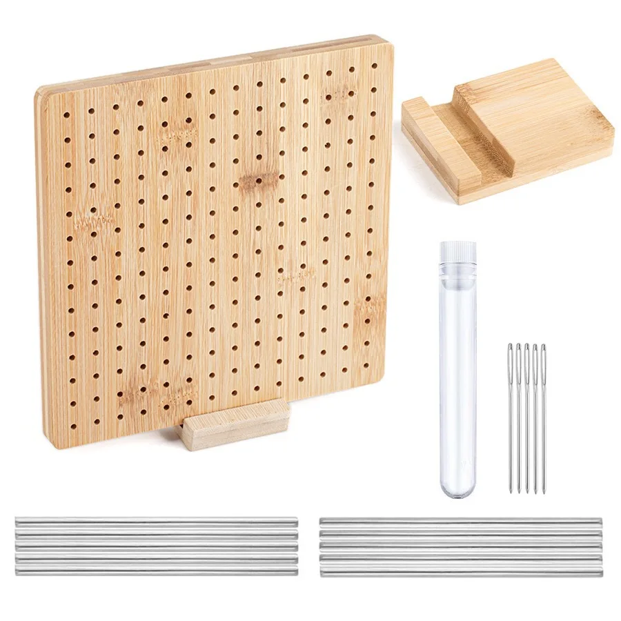 Wooden Knitting Blocking Board Granny Squares Crochet Blocking Mats for Shawls Scarfs Socks Sweaters and Diy Handmade Projects