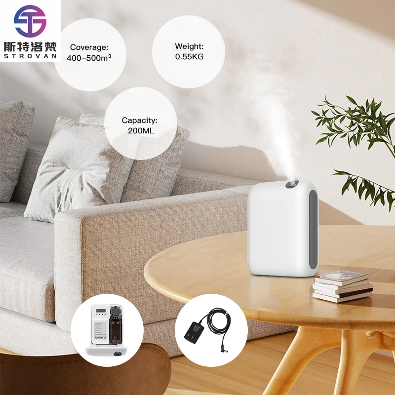 

Home Fragrance Diffuser Machine Nebulizer with LCD Screen and Smart App Control Aromatherapy for Small Area Aroma Humidifier