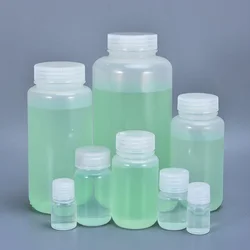 Big Mouth Polypropylene plastic Bottle with lid Food Grade Storage Container High temperature sterilization reagent bottle