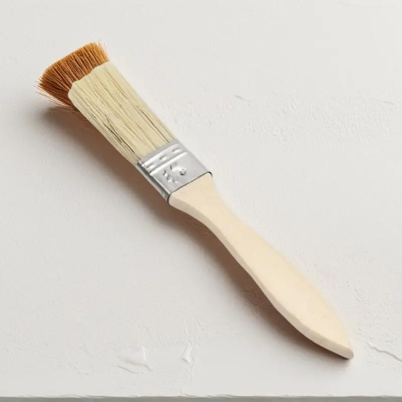 10 قطعة فرشاة طلاء صغيرة مناسبة للرسم اليدوي الفني الصباغة الورنيش الغراء تطبيق مقبض خشبي إصلاح داخلي/خارجي #1