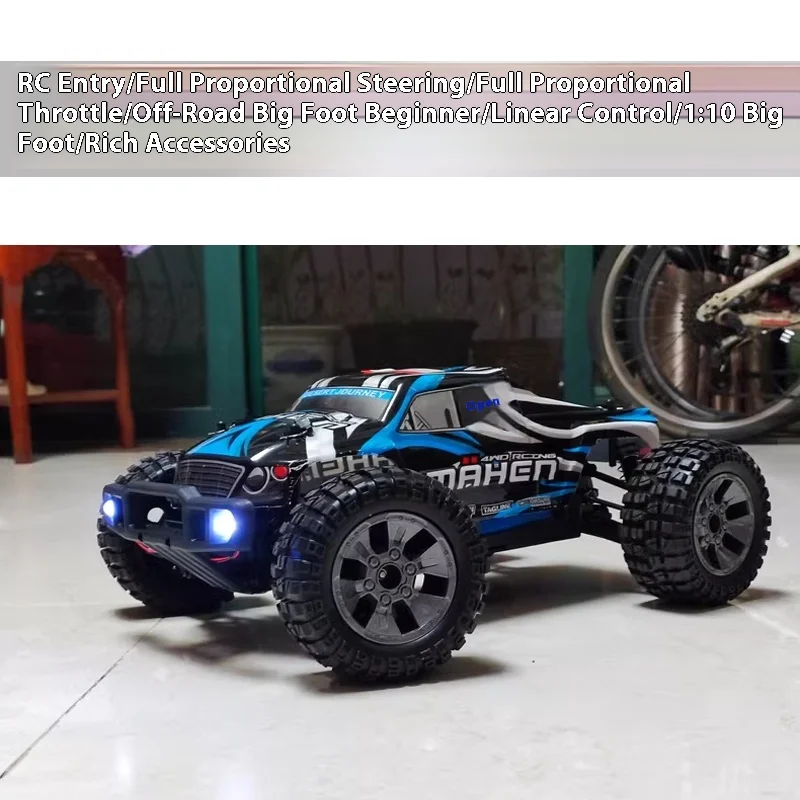 

1/10 High Speed 4-Drive Rc Off-Road Remote Control Short Card Carbon Brush Brushless Two Versions Contain 2 Shells