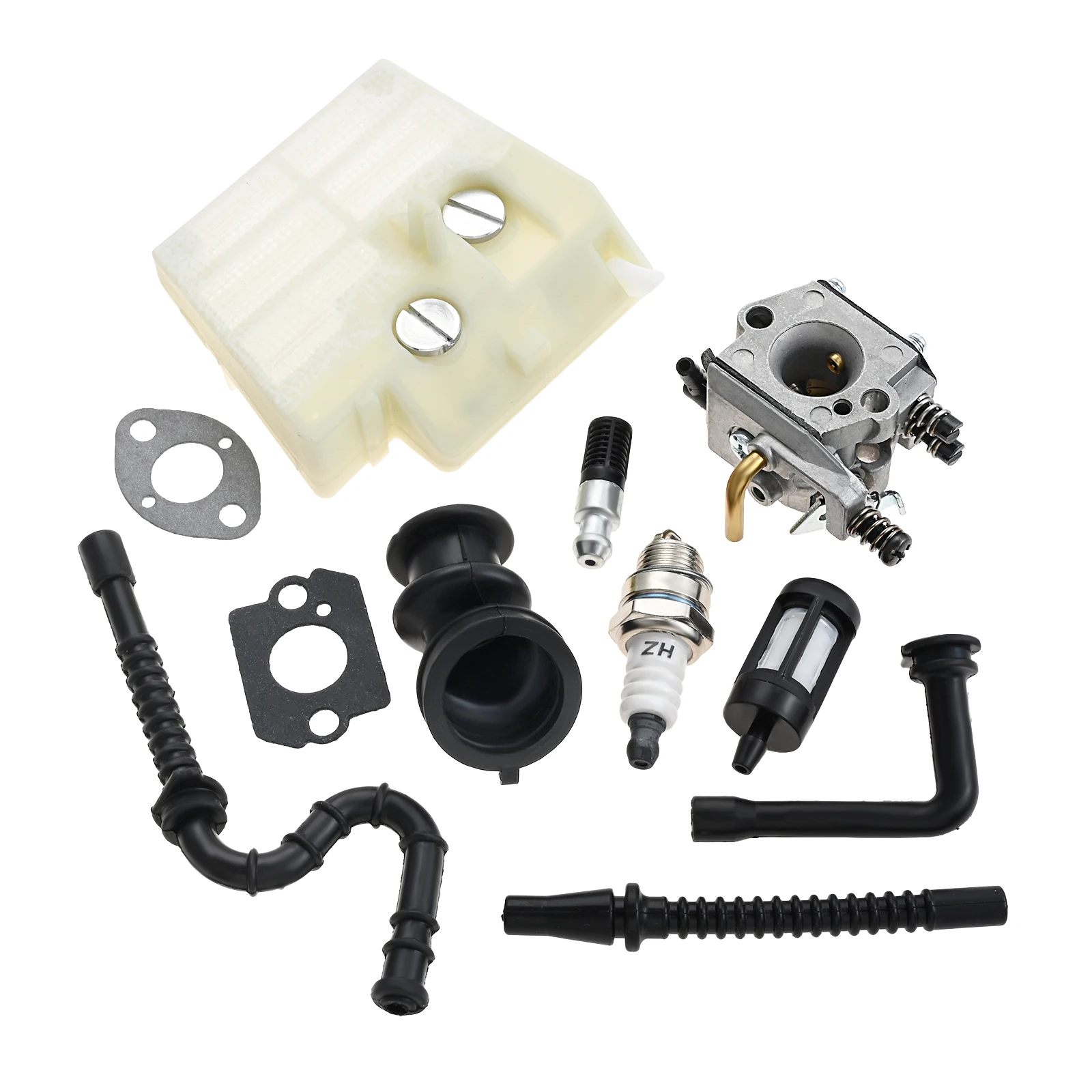 Carburetor Kit for Stihl 024 026 MS240 MS260 Tillotson HU-136A HS-136A for Walbro WT-194 Chainsaws Replace for Stihl 11211200611