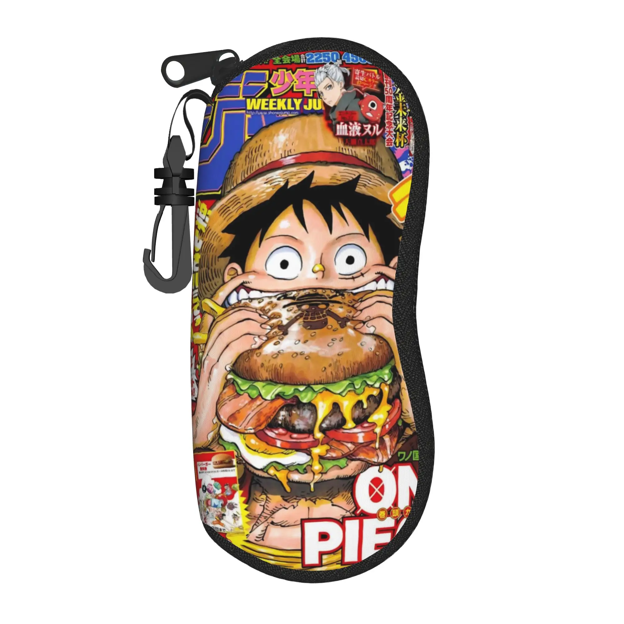 One Piece Glasses Case Unisex Anti-Fall Accessories Luffy Japanese
