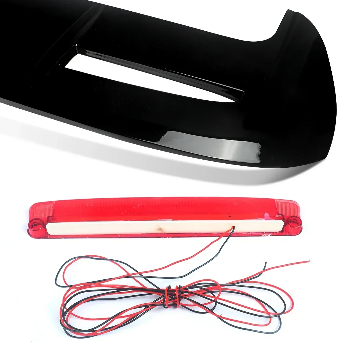 Per il 2008-19 Ford Fiesta Hatchback ST Factory Style Gloss Black Spoiler sul tetto posteriore