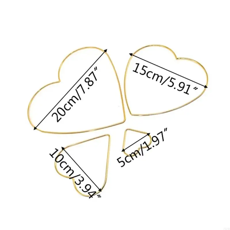 J6PD Project Project DIY METAL METAL MACRAME Love Hoop для Dreamcatcher Make Ring