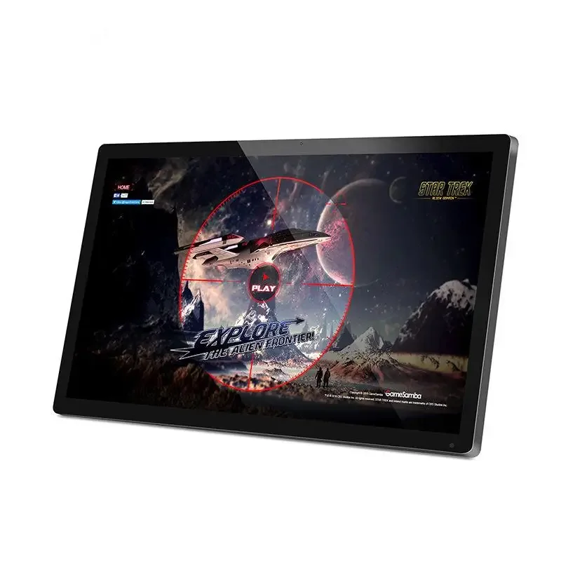 32 Inch Wall Mount FHD IPS Touch Screen  LED Backlight Capacitive 1080P Display 5MP  Android Windows  AV Input