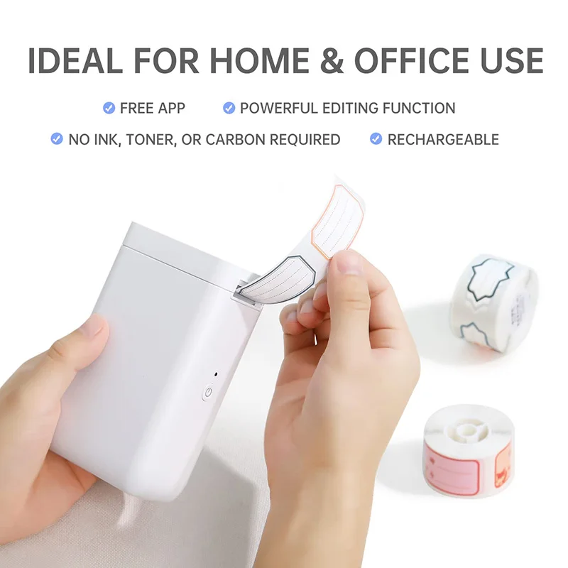 ​​NiiMbot D101 Mini Thermal Label Printer Portable Inkless Pocket Label Maker for Home Office Study Upgraded Version of D11 D110