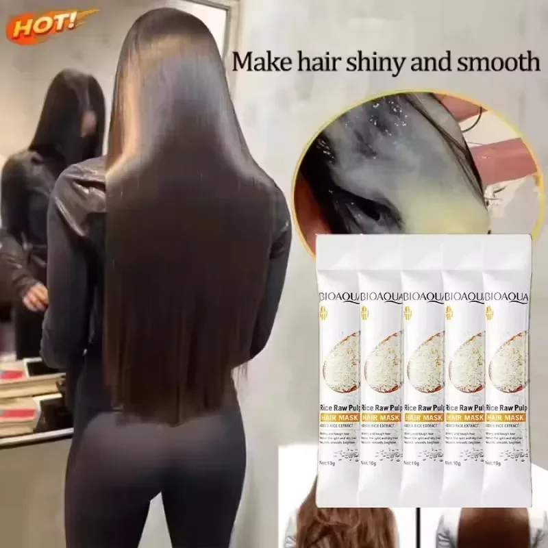 

Natural Repair Professional Magical Hair Mask Prevent Dryness Split Ends Repair Damage Frizz Tangles 5 Seconds Soft Smooth Care