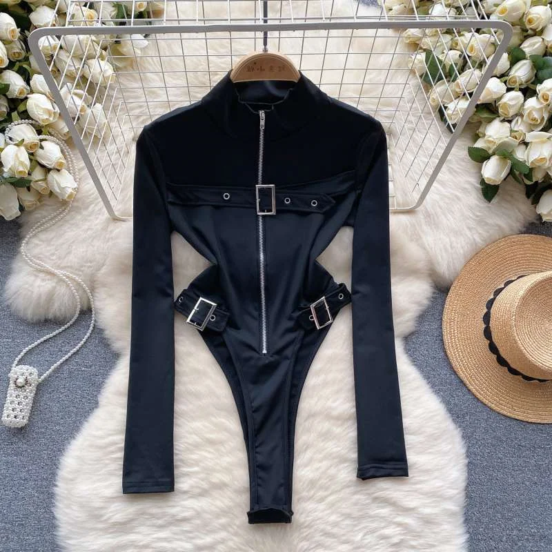 

Сексуальный ретро-комбинезон больших размеров с высоким воротником, облегающий, для повседневной носки, с высокой талией, шорты, для электронной коммерции