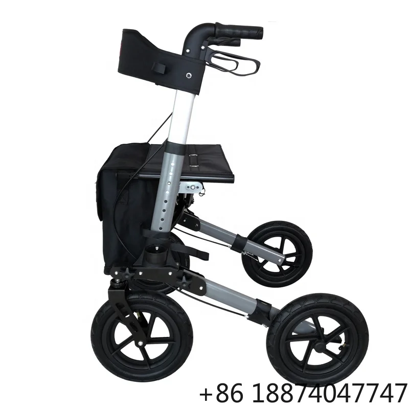 

Lightweight Rollator with All Terrain Wheels