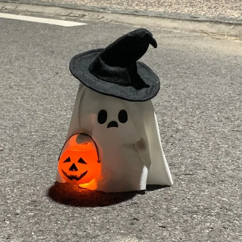 Hot Selling Halloween Little Ghost Cotton Doll Clothes Set Festival Doll Dressing Accessory Cotton and Wool Plush Doll Clothes