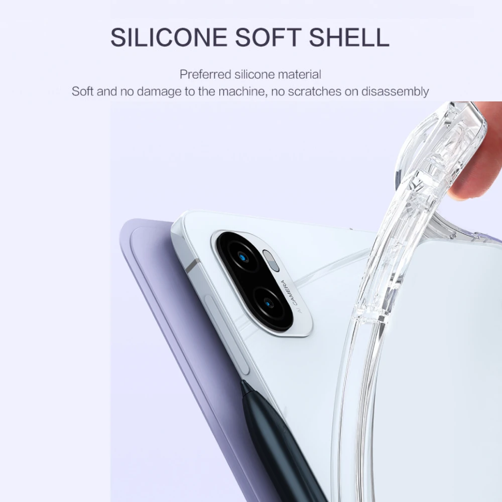 Smartdevil para xiaomi mi almofada 5 caso macio sílica inteligente capa para mi almofada 5 pro com suporte de lápis protetor de tela de vidro temperado