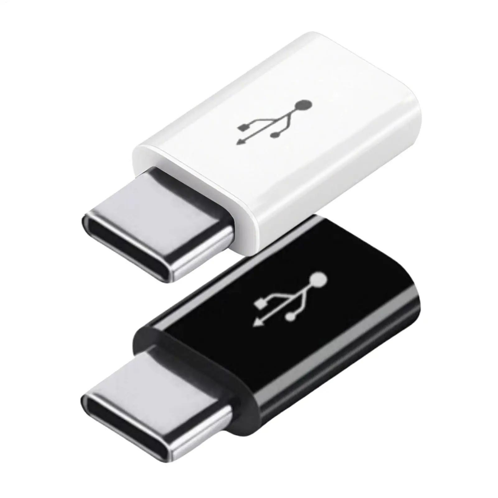 OTG 마이크로-타입C USB C 컨버터 휴대폰 타입 C 커넥터 고속 데이터 전송 어댑터 헤드 (컴팩트 구조)