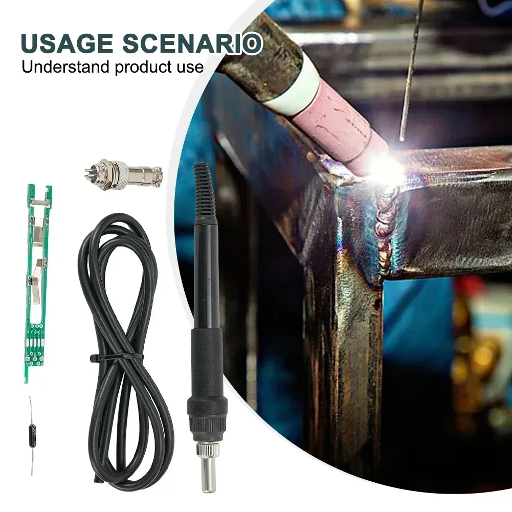 Solda Handle Kit com LED Handle, Digital Metal Processing, ferro de solda, fácil de instalar, fácil de usar, V2.1S, STM32 O