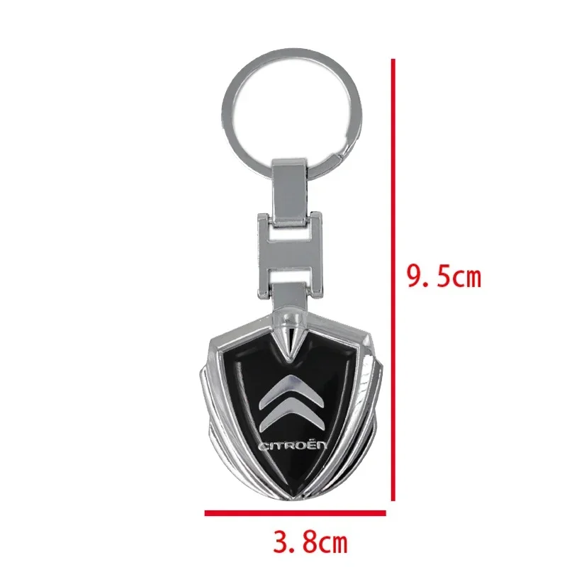 Car Keyring Holder Styling for Citroen Elysee DS3 DS4 DS5 C3 C4 C2 C5 C1 Berlingo Jumper Picasso Saxo Xsara Keychain Accessories