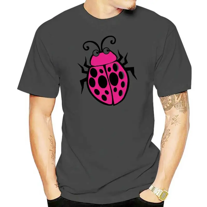 Men Short sleeve tshirt Creme ladybug cute Bags cool Women t-shirt