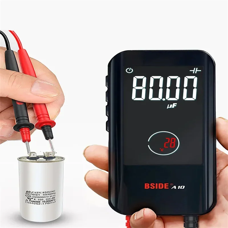 BSIDE A10 Digital Mini Smart Multimeter NCV Multifunctional Tester Voltmeter AC/DC Voltage Resistance Capacitance Measuring