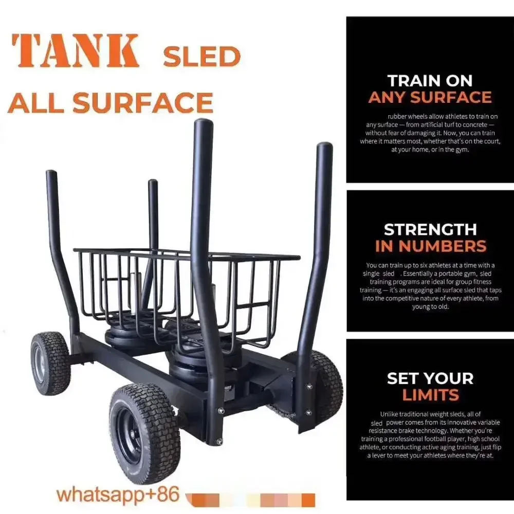 

JingGong Factory Commercial Gym Fitness Workout TANK SLED Fitness Prowler Sled Power Sled Push Weight For Sale